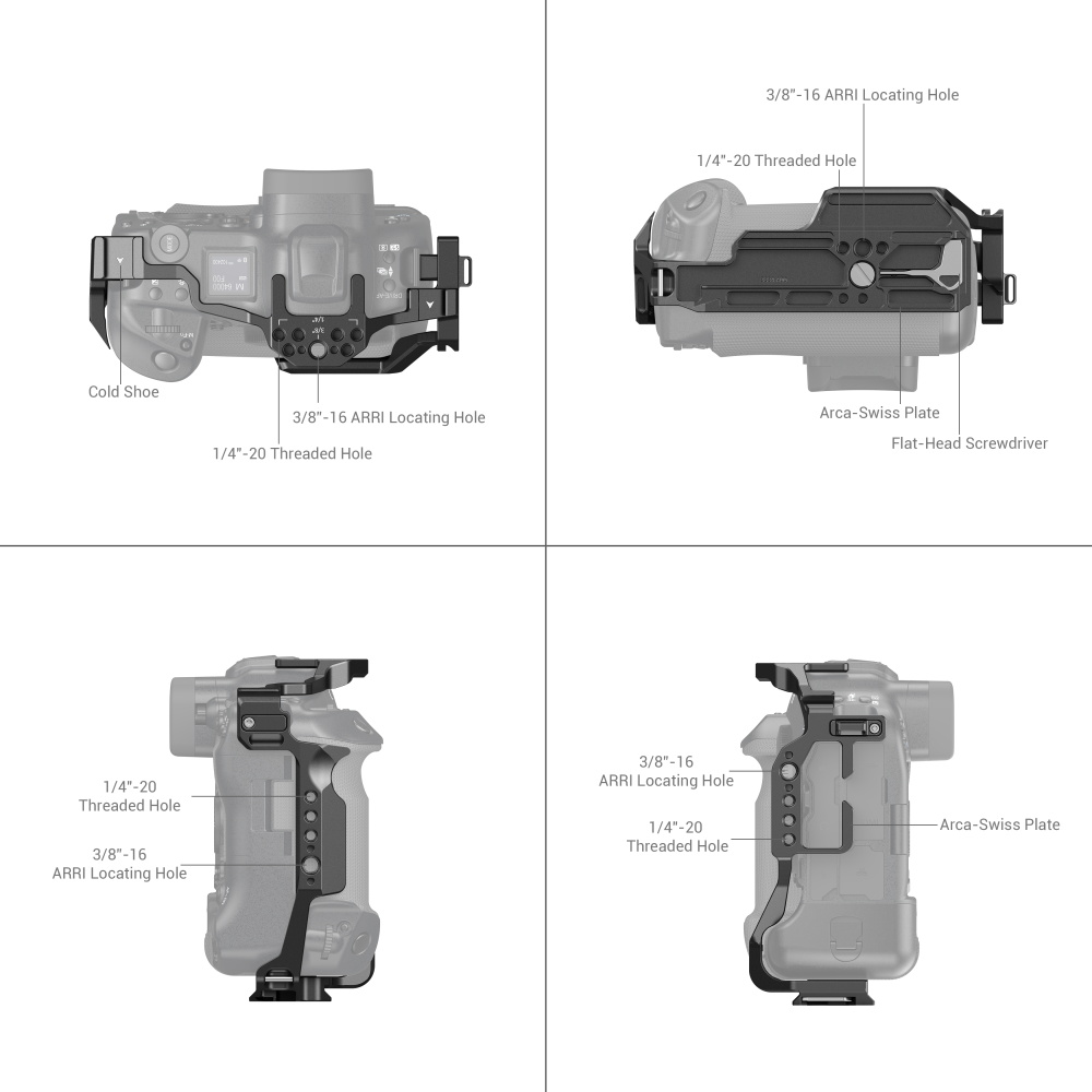 SmallRig Kavez za Canon EOS R3 3884 - 3